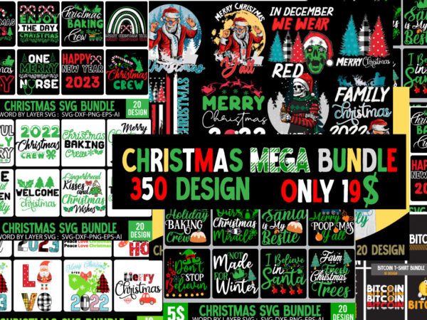 Christmas svg mega bundle , 220 christmas design , christmas svg bundle , 20 christmas t-shirt design , winter svg bundle, christmas svg, winter svg, santa svg, christmas quote svg,