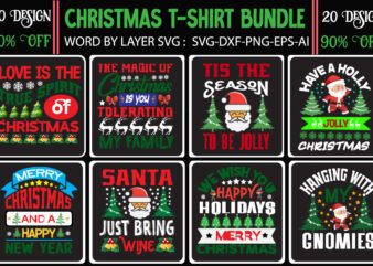 Christmas SVG Bundle, T-shirt Design Bundle,Christmas T-Shirt Bundle , Christmas Vector T-Shirt Design , Santa Vector T-Shirt Design , Christmas Sublimation Bundle , Christmas SVG Mega Bundle , 220 Christmas