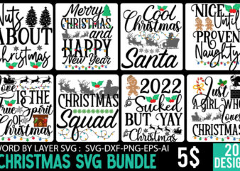Christmas SVG Bundle,Christmas SVG Bundle, Christmas SVG, Merry Christmas SVG, Christmas Ornaments svg, Winter svg, Santa svg, Funny Christmas Bundle svg Cricut CHRISTMAS MEGA BUNDLE, 260+ Designs, Heather Roberts Art