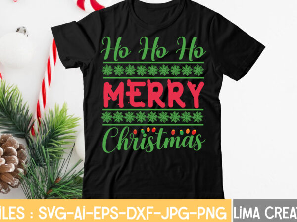Ho ho ho merry christmas t-shirt designchristmas svg bundle, christmas clipart, christmas svg files for cricut, christmas svg cut files, christmas png bundle, merry christmas svg merry christmas svg, christmas