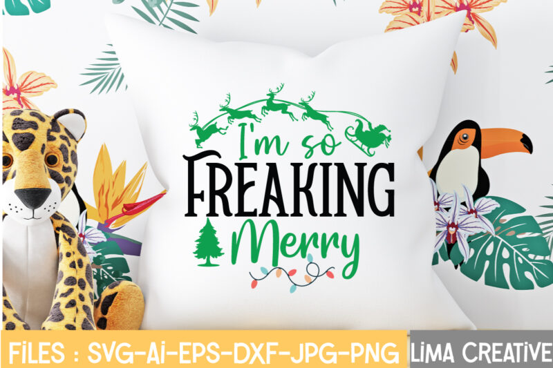 I'm So Erfaking Merry T-shirt Design,Christmas SVG Bundle, Christmas SVG, Merry Christmas SVG, Christmas Ornaments svg, Winter svg, Santa svg, Funny Christmas Bundle svg Cricut CHRISTMAS SVG Bundle, CHRISTMAS Clipart,