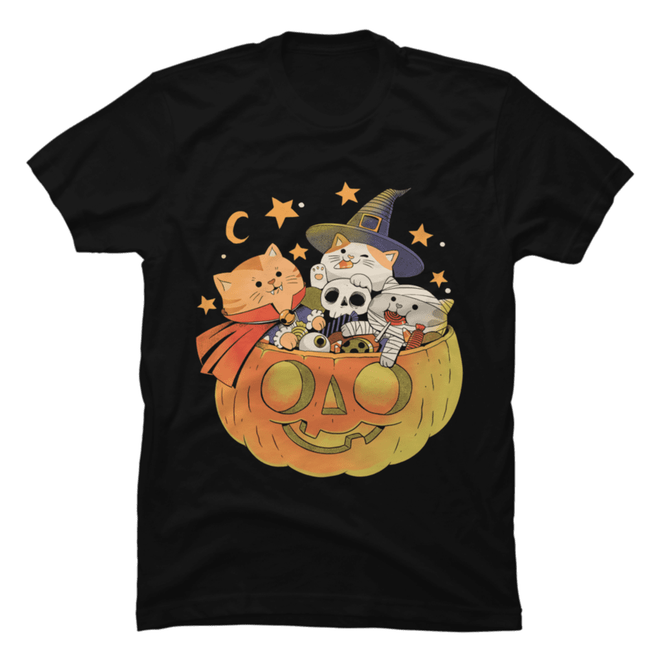 Pumpkin and cat,Pumpkin and catpresent - Buy t-shirt designs