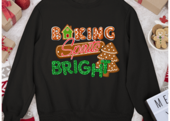 RD Baking Spitits Bright Shirt, Christmas Shirt, Baking Shirt