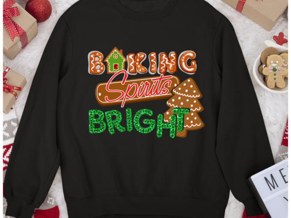 Rd baking spitits bright shirt, christmas shirt, baking shirt