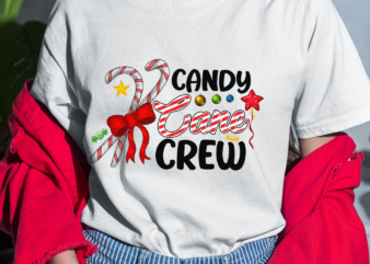 RD Candy Cane Crew Funny Christmas Candy Lover X-mas Shirt t shirt design online