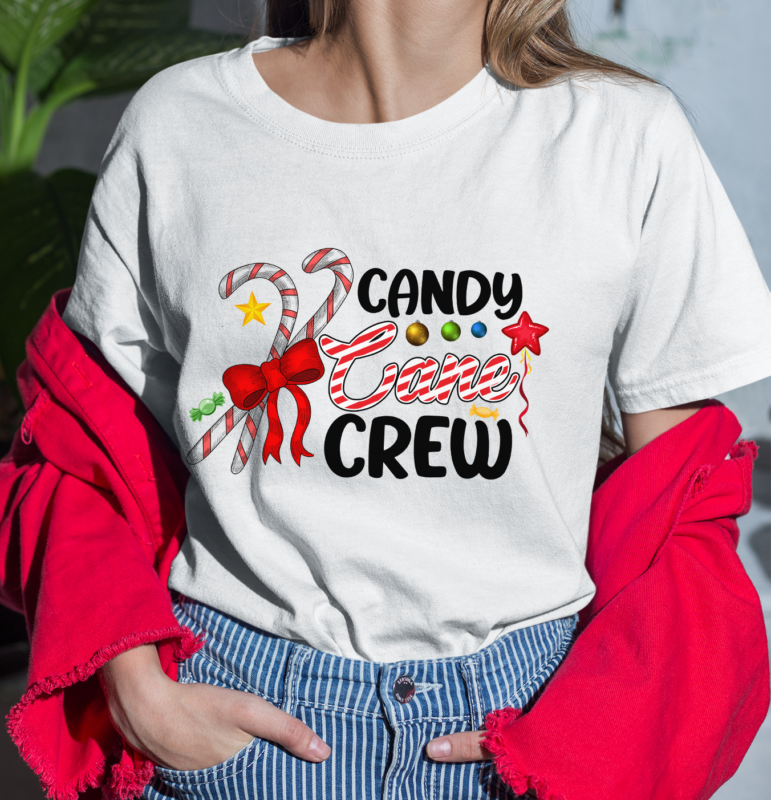 RD Candy Cane Crew Funny Christmas Candy Lover X-mas Shirt