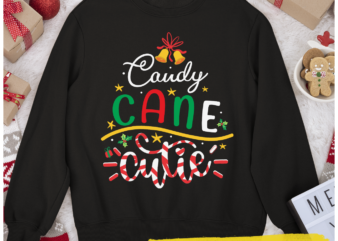 RD Candy Cane Cutie Funny Christmas Boys Girls Kids Xmas Pajama Shirt