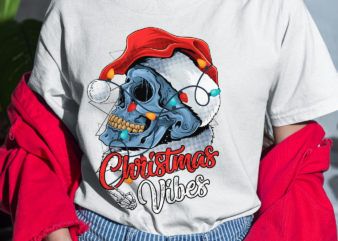 RD Christmas Vibes, Christmas Shirt, Happy Holidays, Christmas Skull, Grunge Christmas, Holiday SHirt