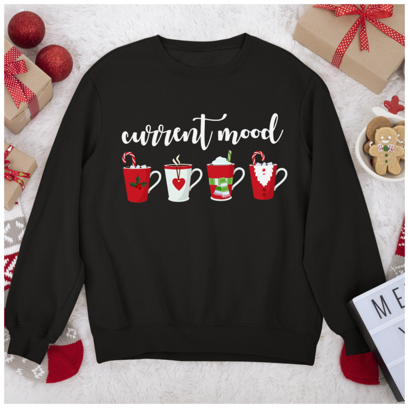 RD Current Mood Christmas Shirt, Coffee Shirt, Christmas Coffee Shirt, Holiday Gift