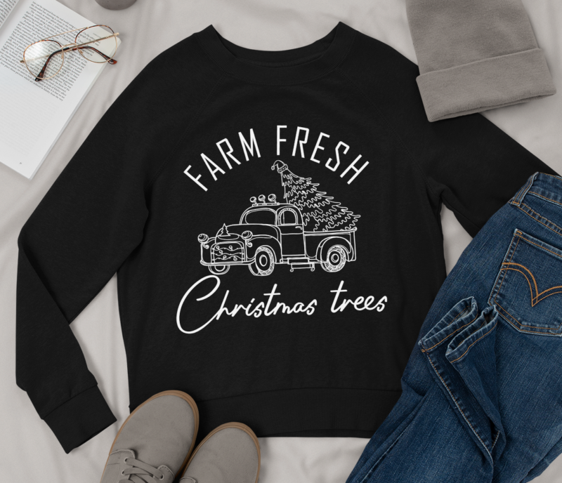 RD Farm Fresh Christmas Trees Shirt, Christmas Tree Truck Shirt, Christmas Gift Idea