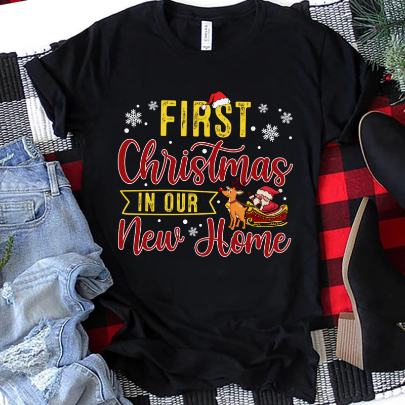 RD First Christmas in Our New Home 2022 Christmas Housewarming Shirt
