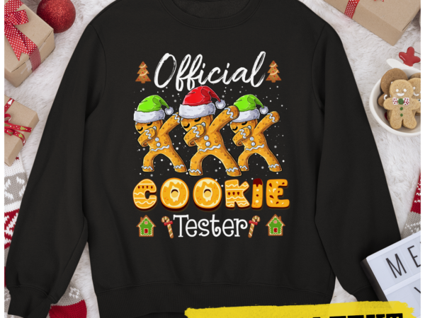 Rd official cookie tester baking christmas gingerbread team pjs shirt t shirt design online