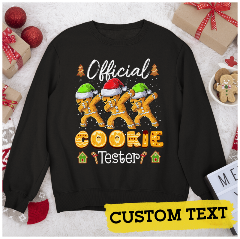 RD Official Cookie Tester Baking Christmas Gingerbread Team Pjs Shirt