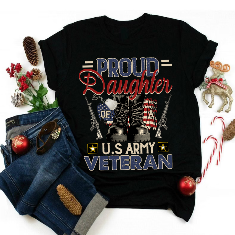 RD Proud Daughter Of A U.S. Army Veteran Gift Mom Dad Shirt