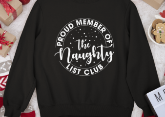 RD Proud Member Of The Naughty List Club Shirt, Naughty List Shirt, Nice List Shirt, Christmas Gift Idea