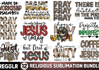 Religious Sublimation Bundle t shirt design online