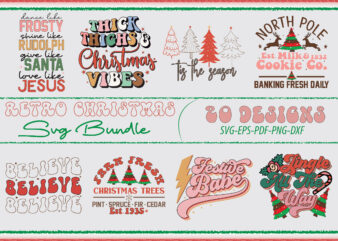 Christmas SVG Design Bundle