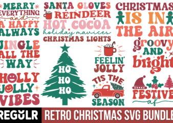 Retro Christmas Design Bundle