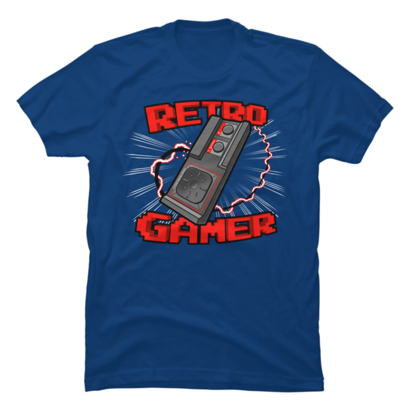 Retro Gamer Shirt – 8-bit Video Game Pixel Nostalgia