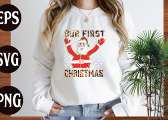 Our first Christmas sublimation design, Our first Christmas T shirt design, christmas svg mega bundle ,130 christmas design bundle , christmas svg bundle , 20 christmas t-shirt design , winter