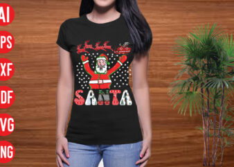 Santa Sublimation t shirt design, 130 christmas design bundle , christmas svg bundle , 20 christmas t-shirt design , winter svg bundle, christmas svg, winter svg, santa svg, christmas quote