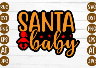 Santa Baby T-shirt Design