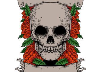 Skull rose