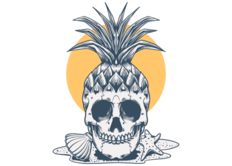 Skull tropical