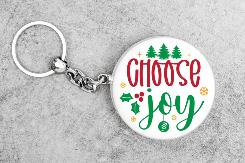 Christmas Keychain SVG Bundle