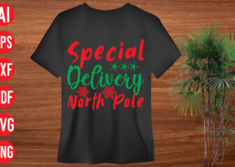 Special Delivery North Pole T shirt design, Special Delivery North Pole SVG cut file, Special Delivery North Pole SVG design, christmas svg mega bundle , 130 christmas design bundle ,
