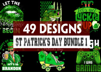 Super cool st patrick's day bundle - part 1 - 49 designs