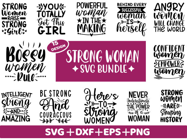 Strong svg bundle t shirt graphic design