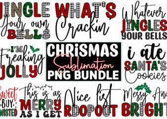 Funny Christmas PNG Design Bundle
