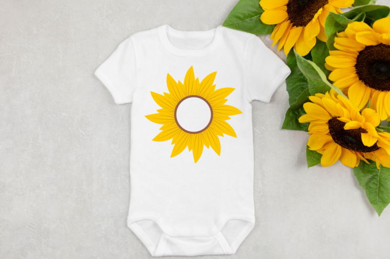 Sunflower Clipart SVG Bundle