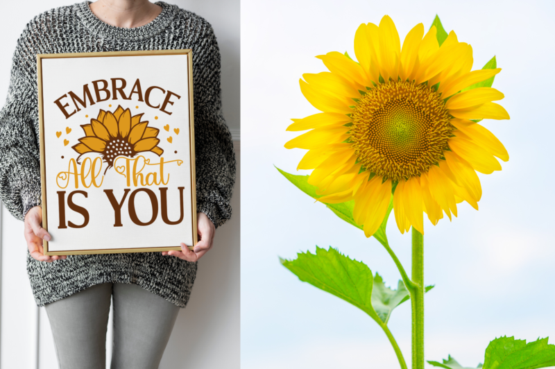 Sunflower Quotes SVG Bundle