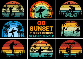 Sunset Retro Vintage T-Shirt Design Graphic Bundle,Retro Tshirt Design,Vintage Tshirt Design,Retro Vintage Tshirt Design,Retro T-shirt Design,Vintage T-shirt Design,Retro Vintage T-shirt Design,Retro Vintage Sunset,Sunset T-shirt,Vintage Retro Sunset T-shirt,Sunset Retro Vintage T-shirt,Sunset