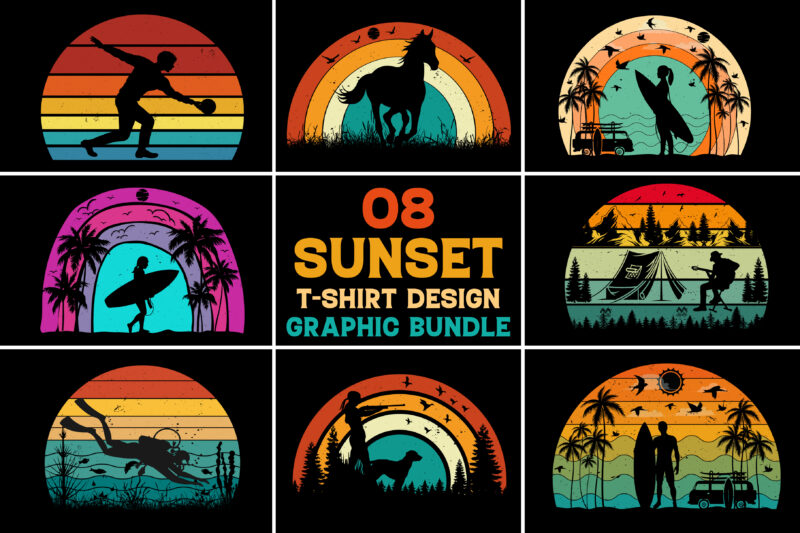 Retro Vintage Sunset T-Shirt Design Graphic Vector Background Bundle,Retro Tshirt Design,Vintage Tshirt Design,Retro Vintage Tshirt Design,Retro T-shirt Design,Vintage T-shirt Design,Retro Vintage T-shirt Design,Retro Vintage Sunset,Sunset T-shirt,Vintage Retro Sunset T-shirt,Sunset Retro