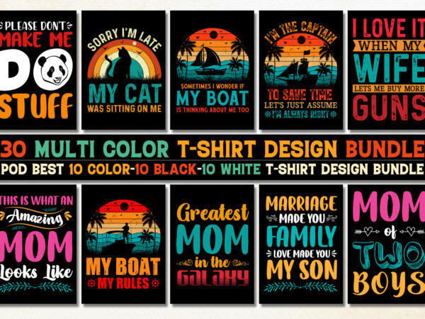 Sunset vintage t-shirt design bundle Sunset vintage t-shirt design bundle
