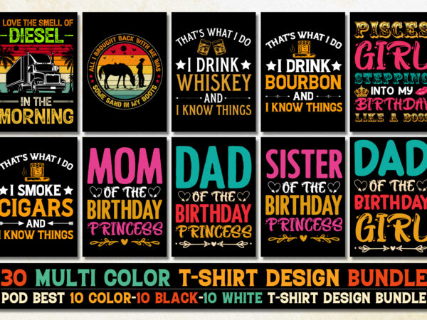 T-shirt design bundle