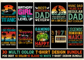 Trendy Pod Best T-Shirt Design Bundle