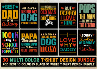 T-Shirt Design Bundle-POD T-Shirt Design