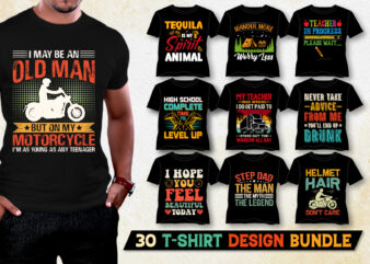 T-Shirt Design Bundle-Retro Vintage