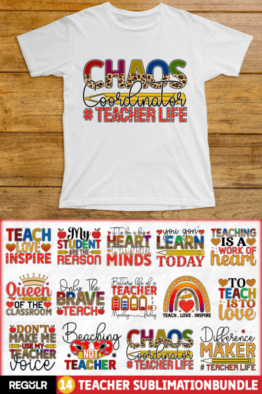 Teacher Sublimation Bundle