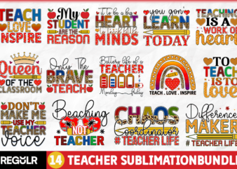 Teacher Sublimation Bundle