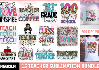 Teacher Sublimation Bundle