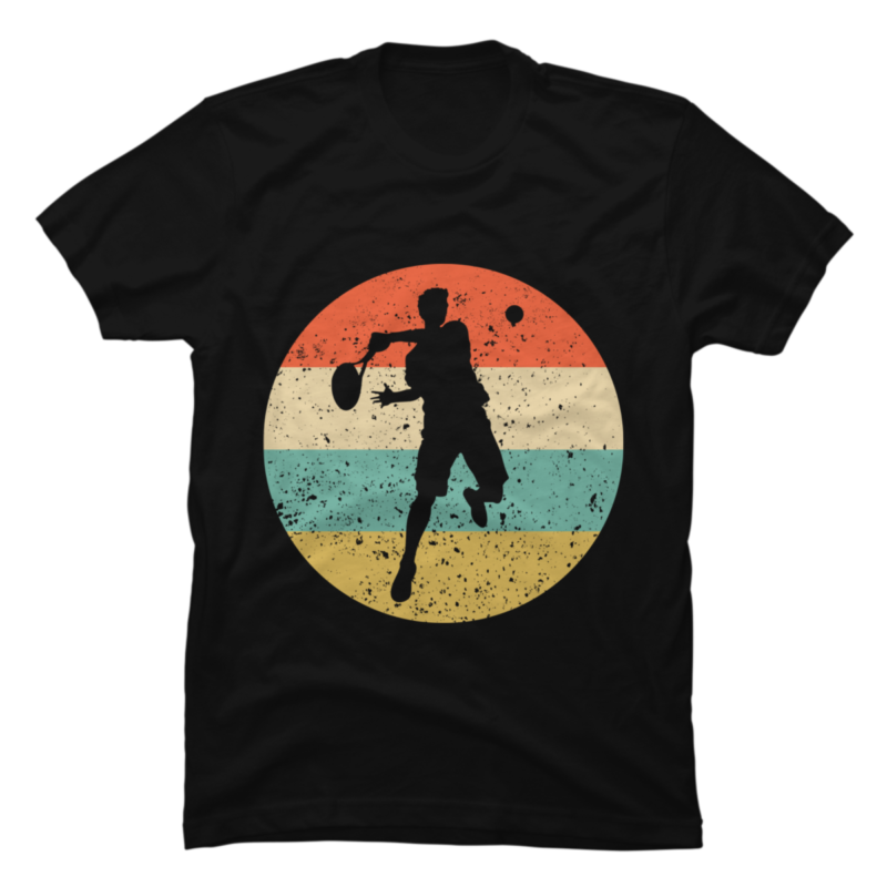 Tennis Vintage Retro Tennis Player - Buy t-shirt designs