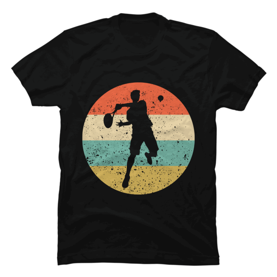 Tennis Vintage Retro Tennis Player - Buy t-shirt designs