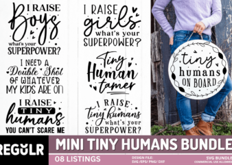 Tiny Humans svg Bundle