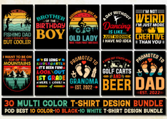 Trendy T-Shirt Design Bundle