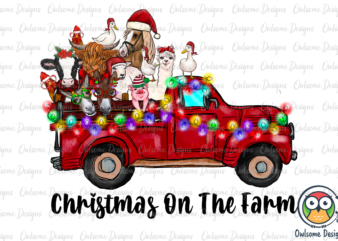 Truck Christmas PNG Sublimation